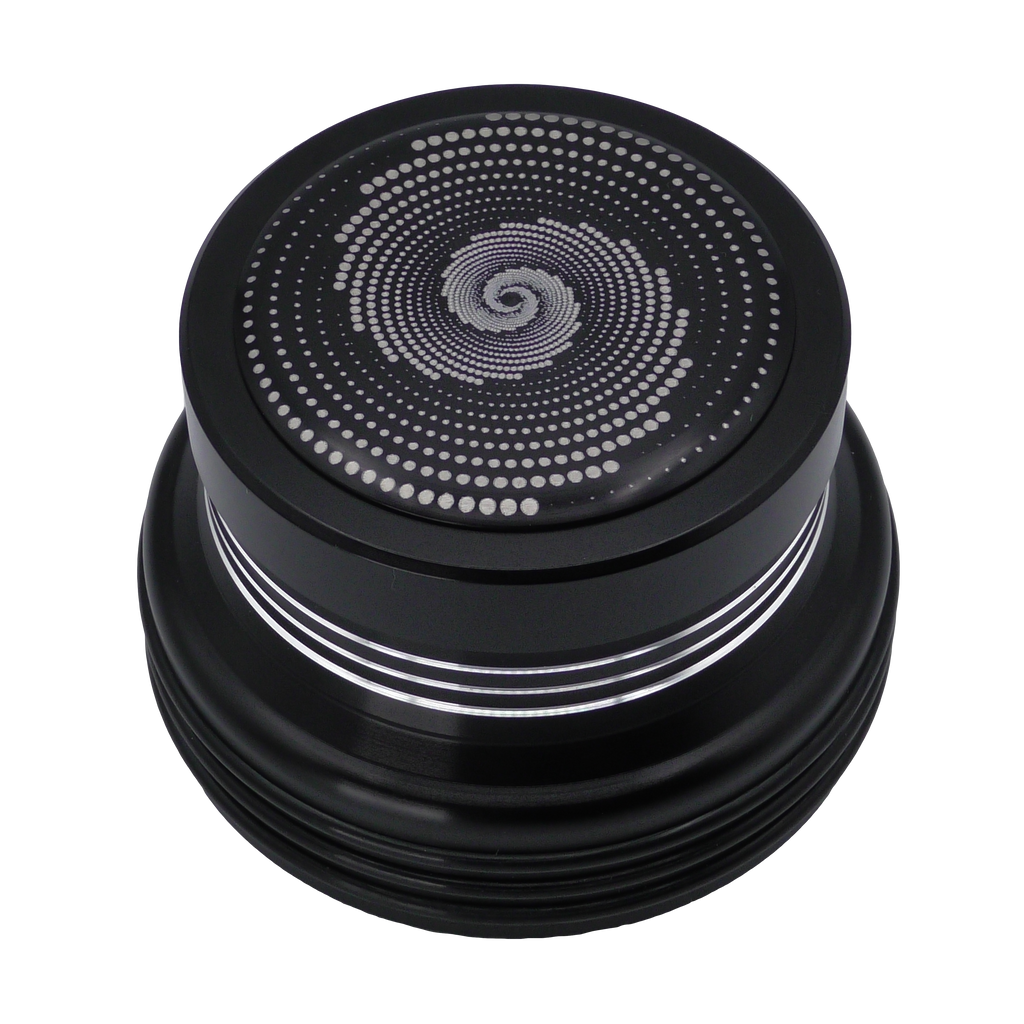 Madlandz Monolith ONE-K™ — 1000g Precision Record Weight (BLACK w/double spiral) | $199
