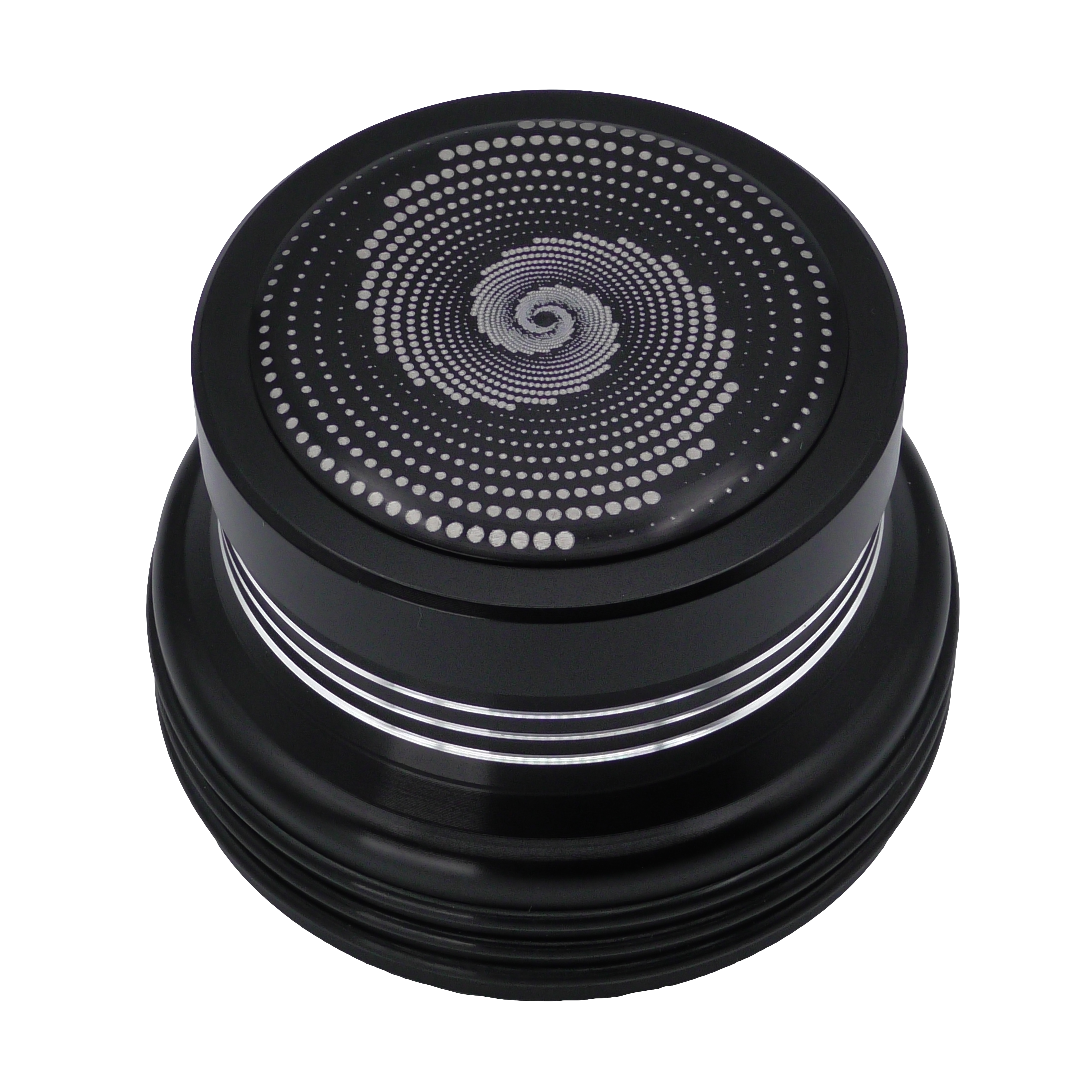 Madlandz Monolith ONE-K™ — 1000g Precision Record Weight (BLACK w/double spiral) | $199