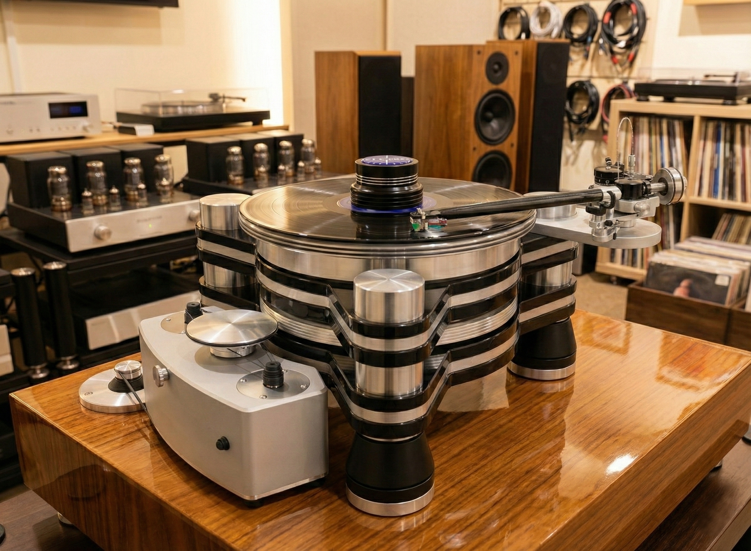 *Customized* Premium Audiophile Record Weight – 970g | High-Grade 6061 Aluminum & 304 Stainless Steel | Customizable | $199